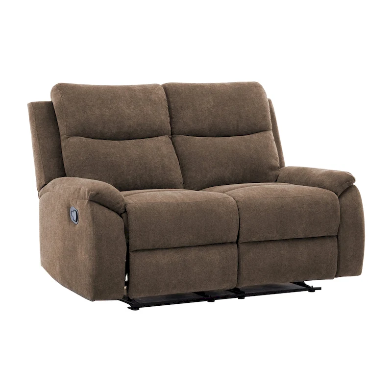 Ronald Transitional Faux Leather Reclining Living Room Sofa Set
