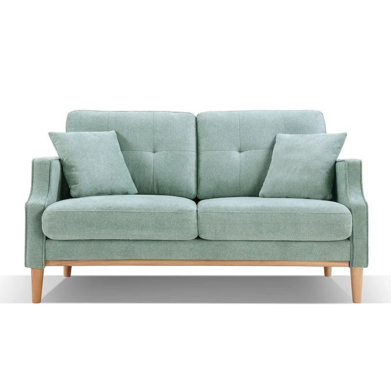 Loveseat With Waterproof Fabric, USB Charge