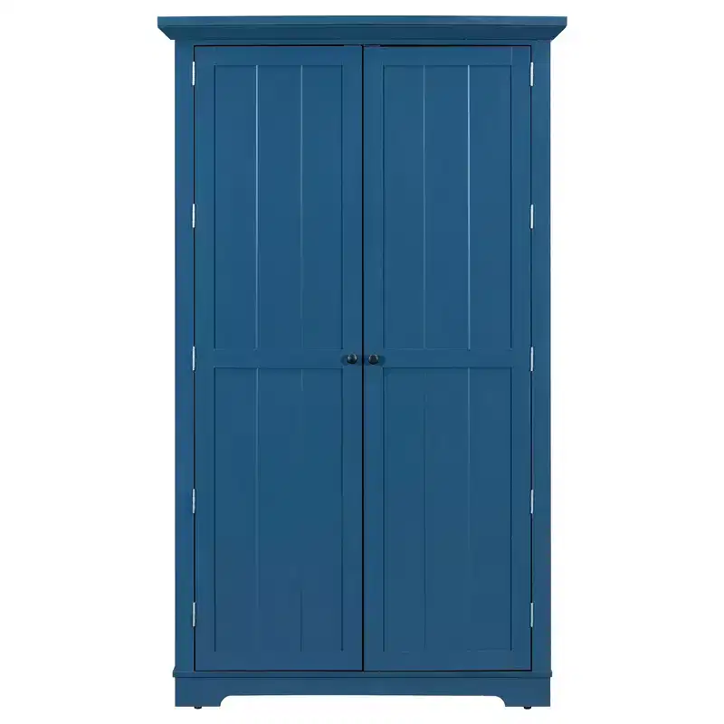 Whisen 72''H Freestanding Kitchen Storage Pantry, Large Dining Storage Cabinet Cupboard Sideboards With Door Shelves, Adjustable Shelves