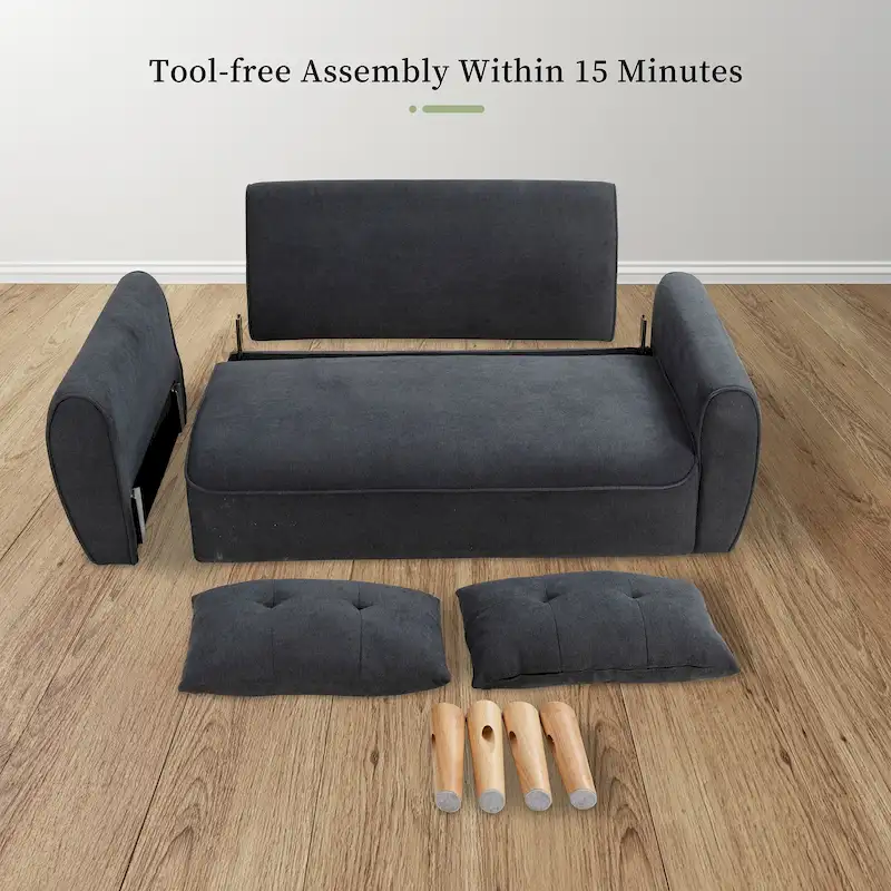 Futzca 47 Modern Loveseat Sofa