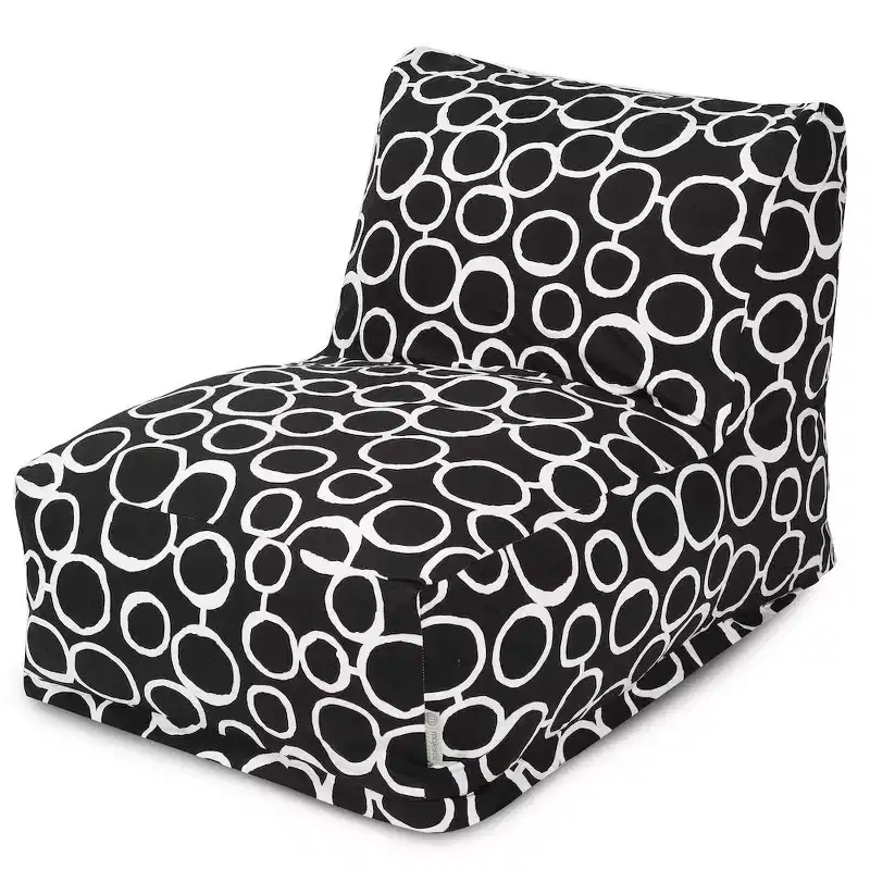 Chair Lounger Bean Bag, 50% Recycled Polystyrene Beads, Indoor Use, 36