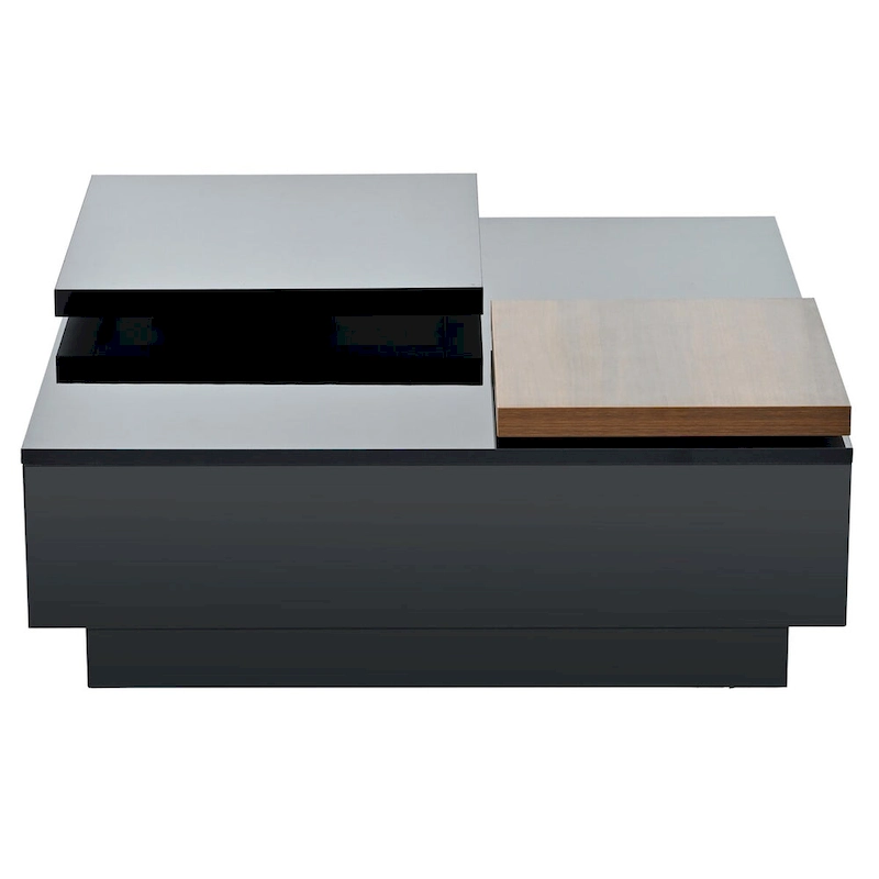 Modern Square Wood Coffee Table