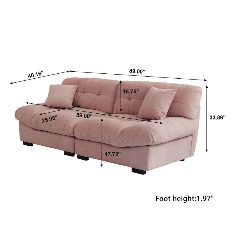 Minimalism Cloud Sofa Loveseat