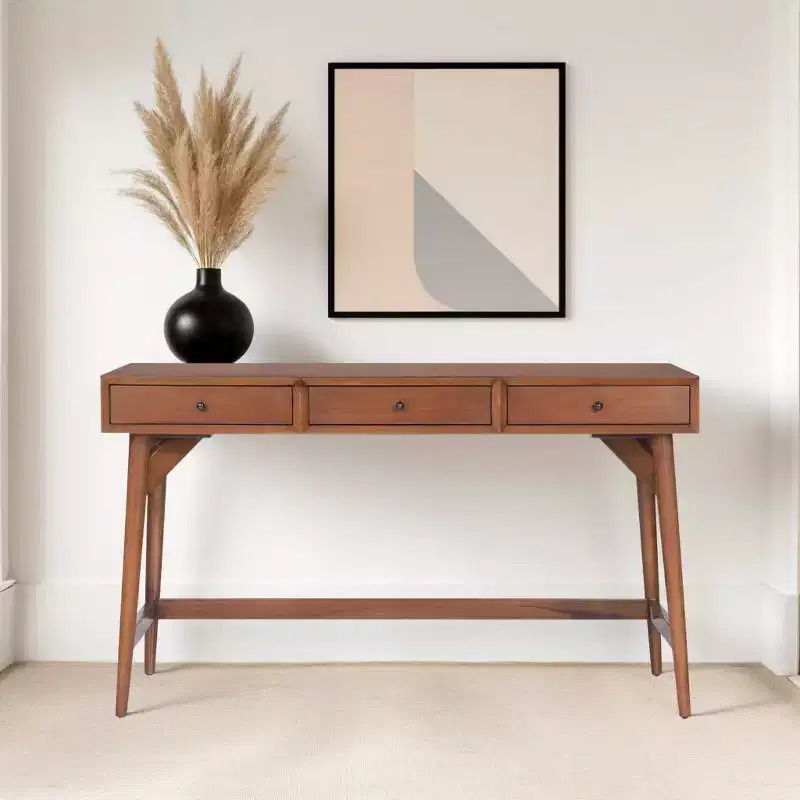 Flynn Large Desk, Chestnut