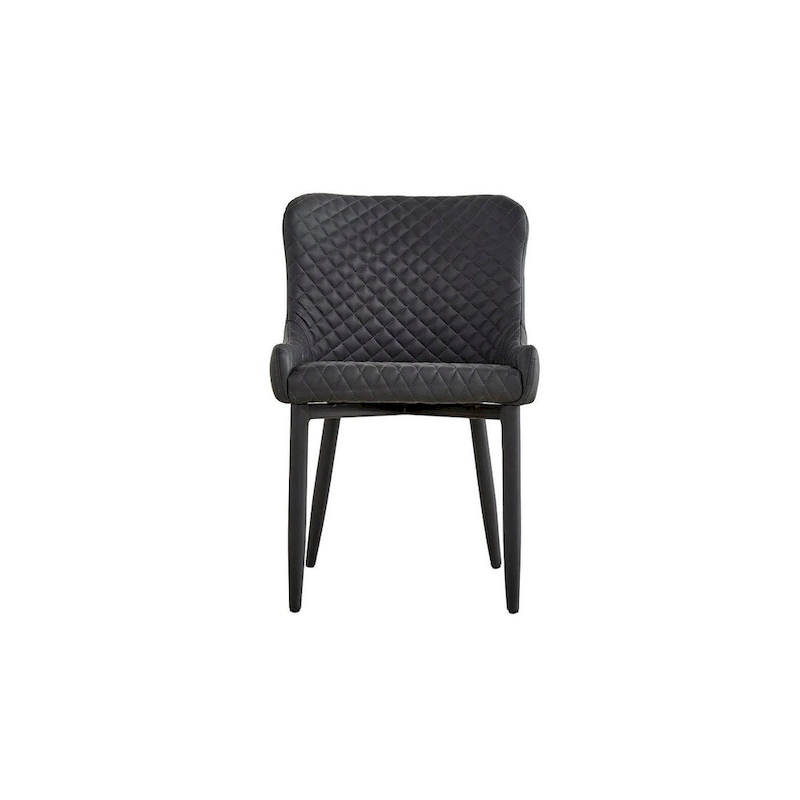 PU Leather Dining Chair with Tufted Seat and Back, Set of 4