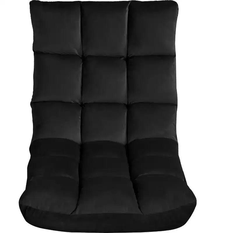 Folding Floor Chair with Backrest – 14 Positions, 198 lb Capacity