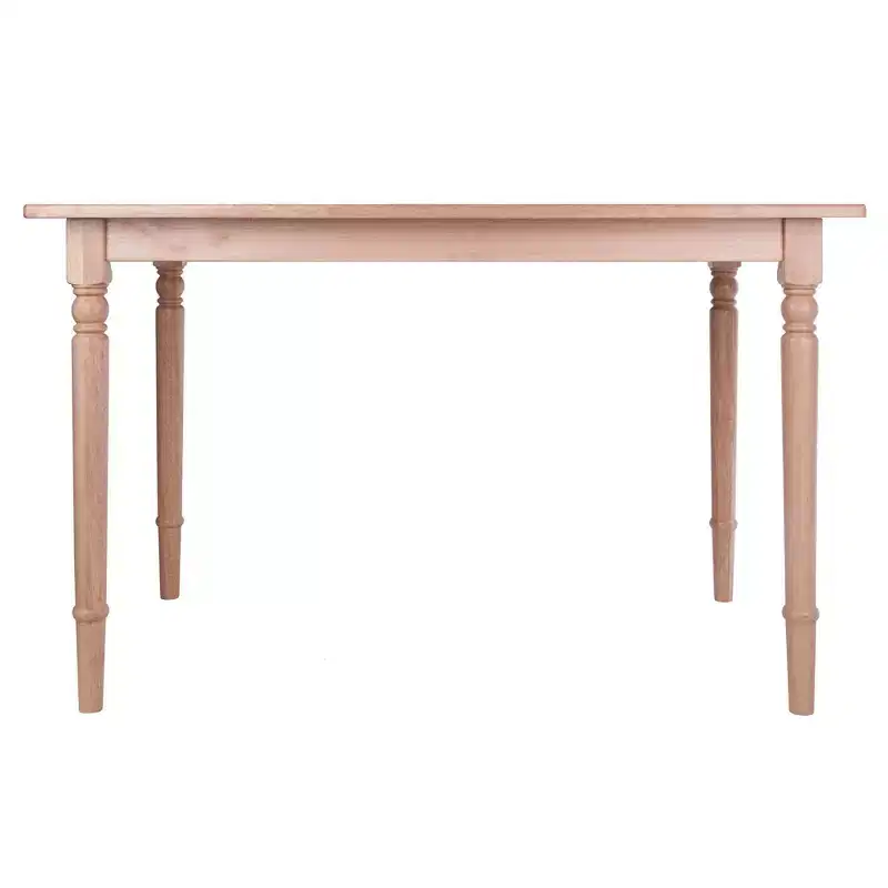 3pc Ravenna Dining Table Set Natural - Winsome: Solid Wood, Seats up to 4, Windsor Chairs