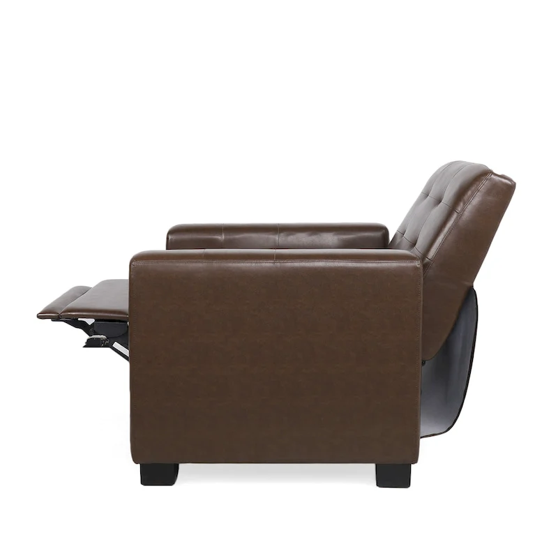 Craigue Upholstered Pushback Recliner by Christopher Knight Home