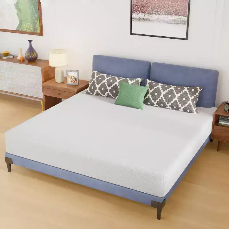 FDW 10 Inch King Mattress Base Foam Mattress CertiPUR-US Certified,Removable Soft Cover,King mattresses for Bed Frame, Bunk Bed, Trundle,