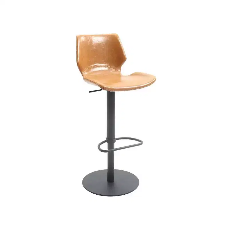 Chintaly Imports,Vintage-Style Pneumatic Adjustable Height Swivel Stool