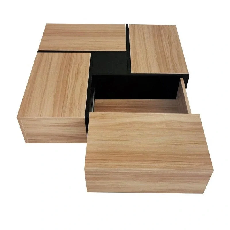 Unique Design Coffee Table with Extendable Sliding Tabletop