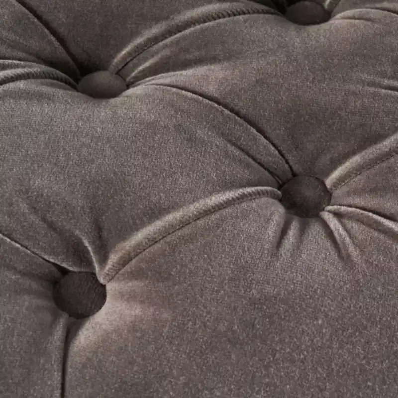 2 Sets of Weathered Charcoal Altay Velvet Tufted Chairs