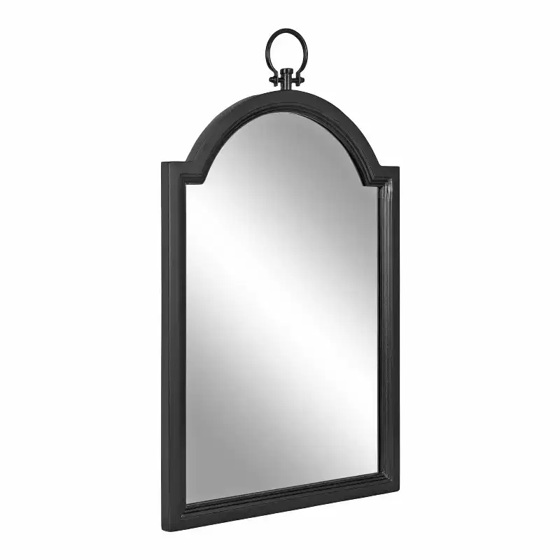 Arched Wall Mirror Black 18