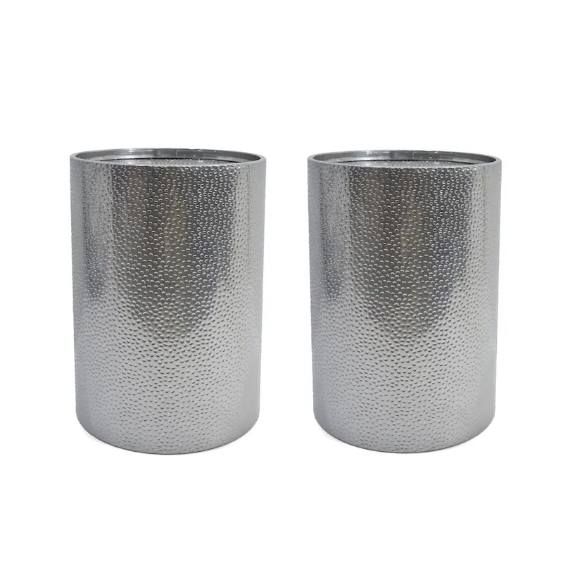 Brookhaven Hammered Accent Table (Set of 2) by Christopher Knight Home