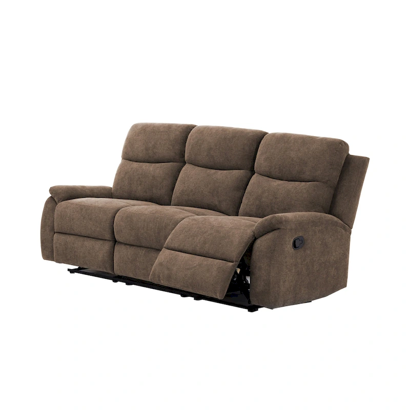 Ronald Transitional Faux Leather Reclining Living Room Sofa Set