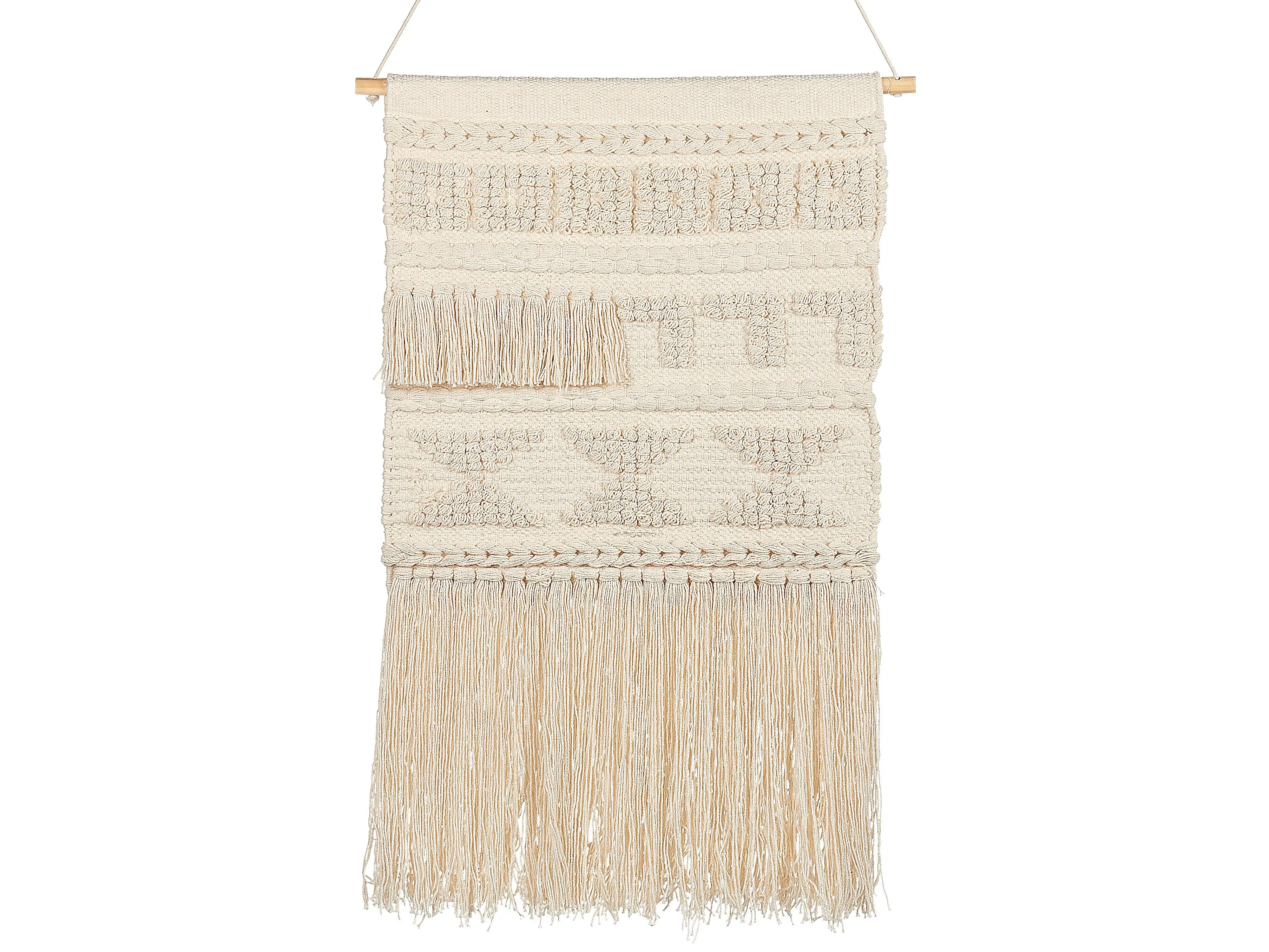 Decorazione da parete in tessuto  Cotone 103 cm Beige