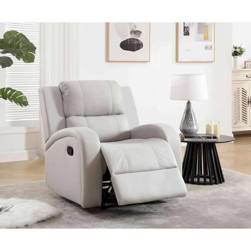 Faux Leather Recliner