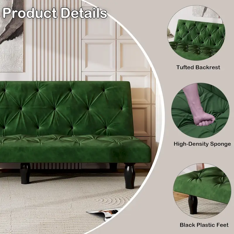 Velvet Sofa Bed