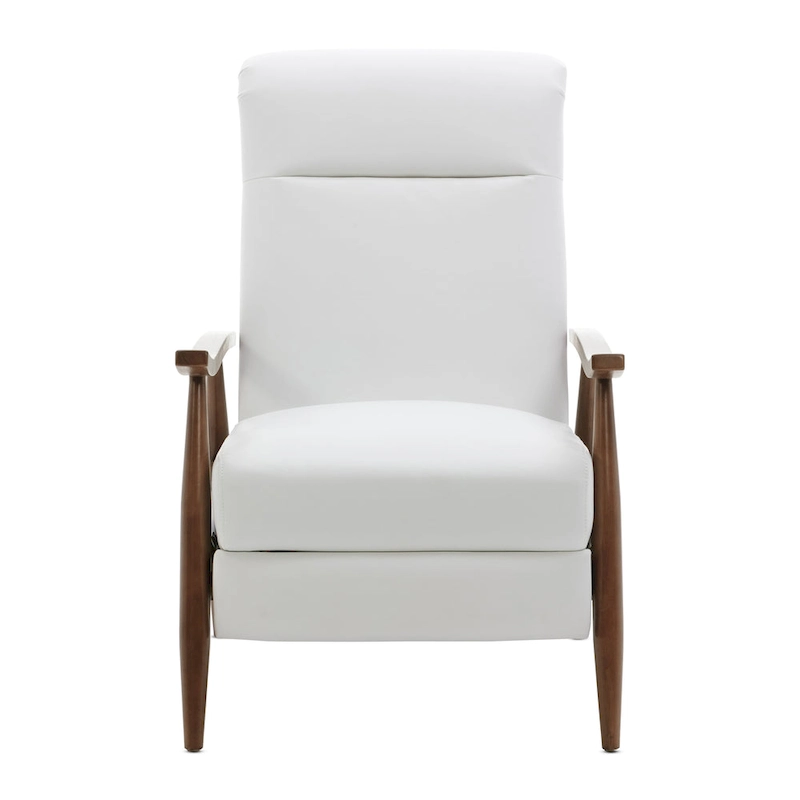 Sienna Upholstered Wood Push Back Recliner by Greyson Living