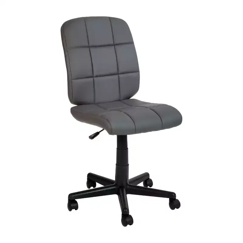 Emma and Oliver Mid-Back Quilted Vinyl Swivel Task Office Chair