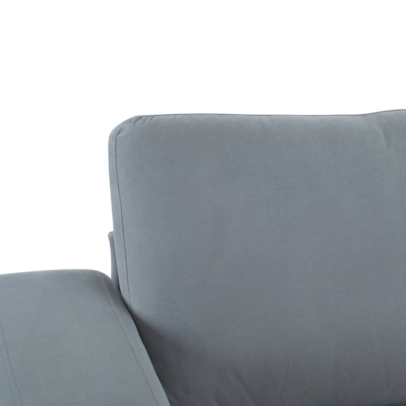 Christopher Knight Home - Grace 81 Modern Upholstery Sofa Loveseat with Square Arms