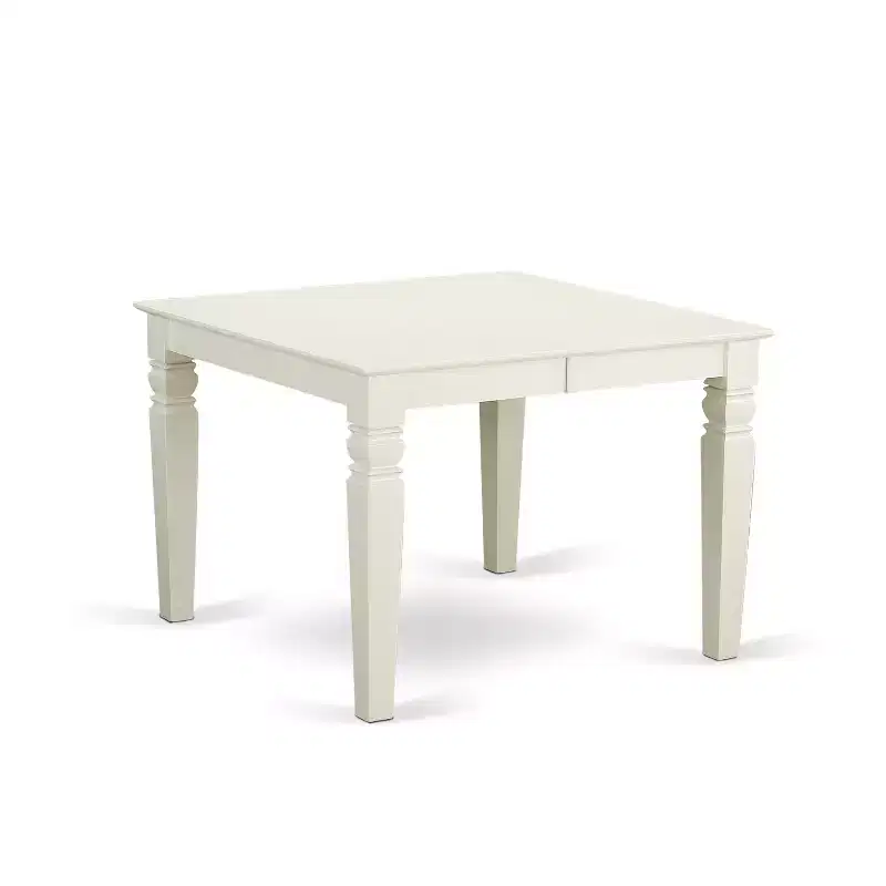 HomeStock Belmont 7-Piece Dining Table Set, White