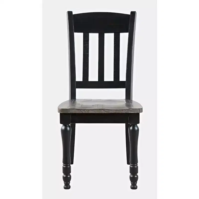 Jofran,Madison County Rustic Reclaimed Pine Farmhouse Slatback Dining Chair (Set of 2)