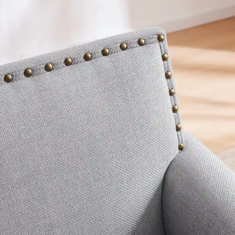 HUIMO Fabric Arm Chair and Loveseat Set