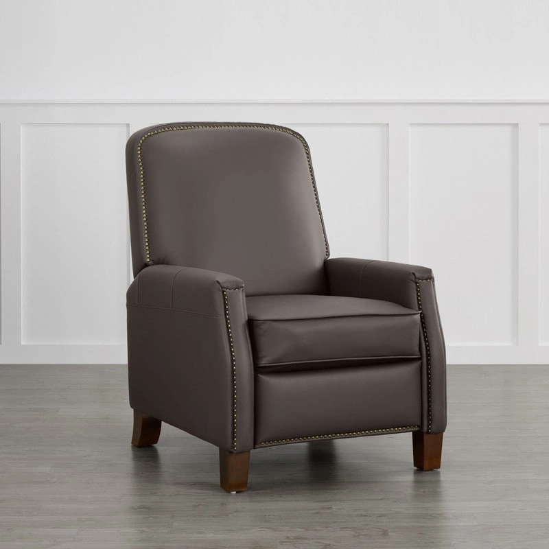 Elias Push Back Recliner for Adults Faux Leather Chair for Living Room