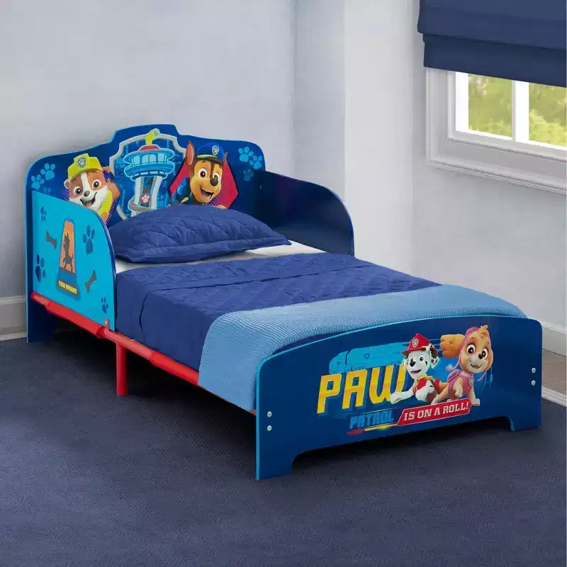 Delta Children PAW Patrol Wood & Metal Toddler Bed