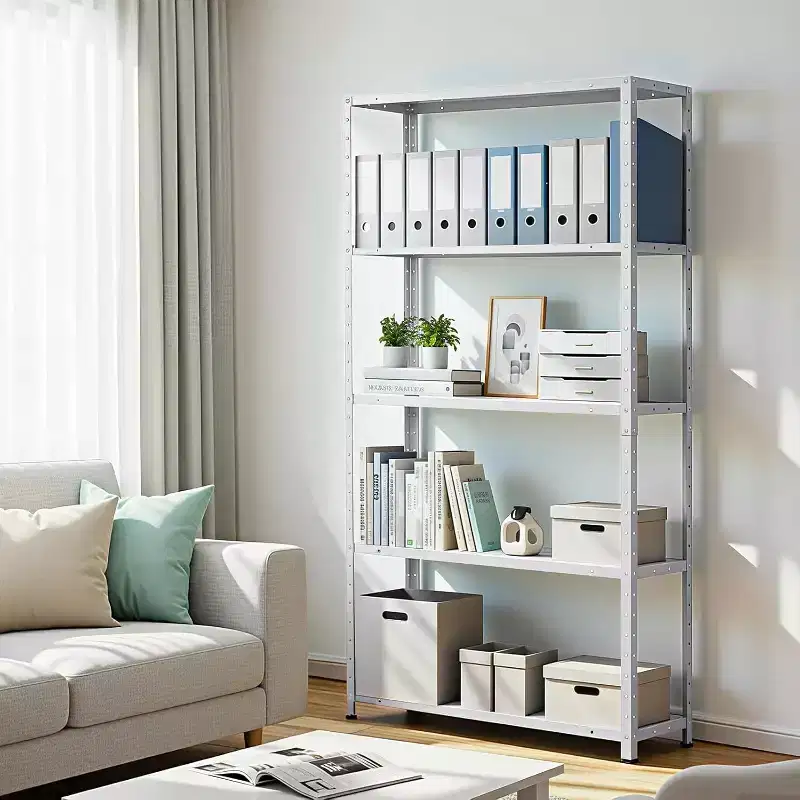 5-Tier Heavy Duty Metal Shelving Unit - Adjustable Garage Storage Rack 36x12x68