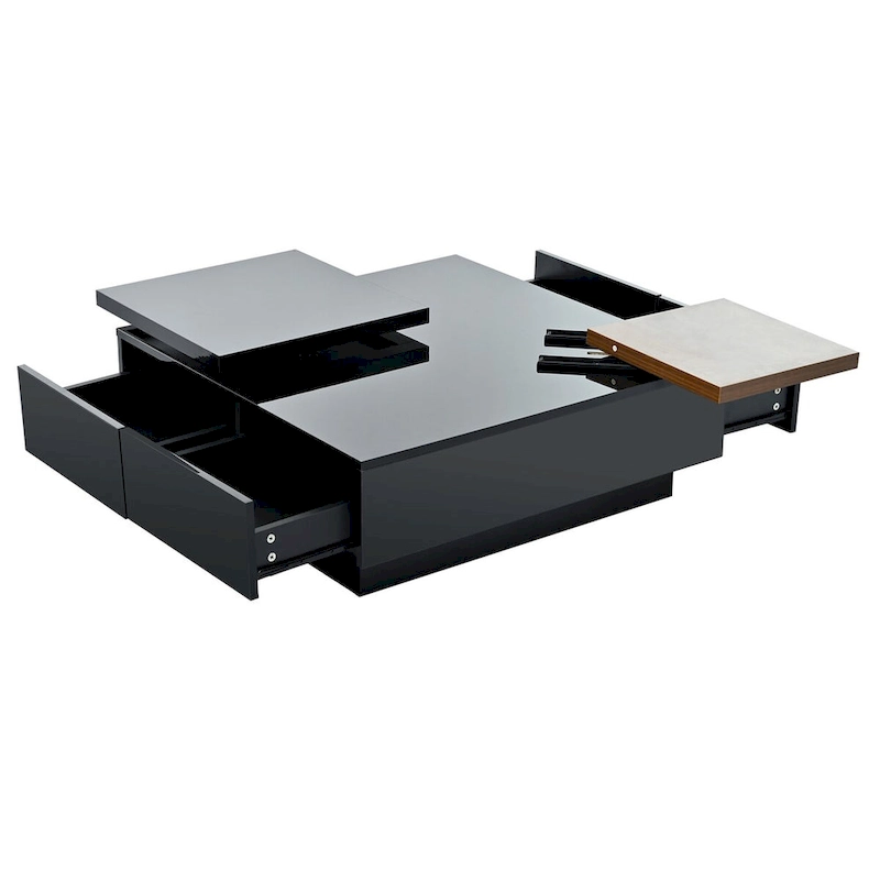 Modern Square Wood Coffee Table