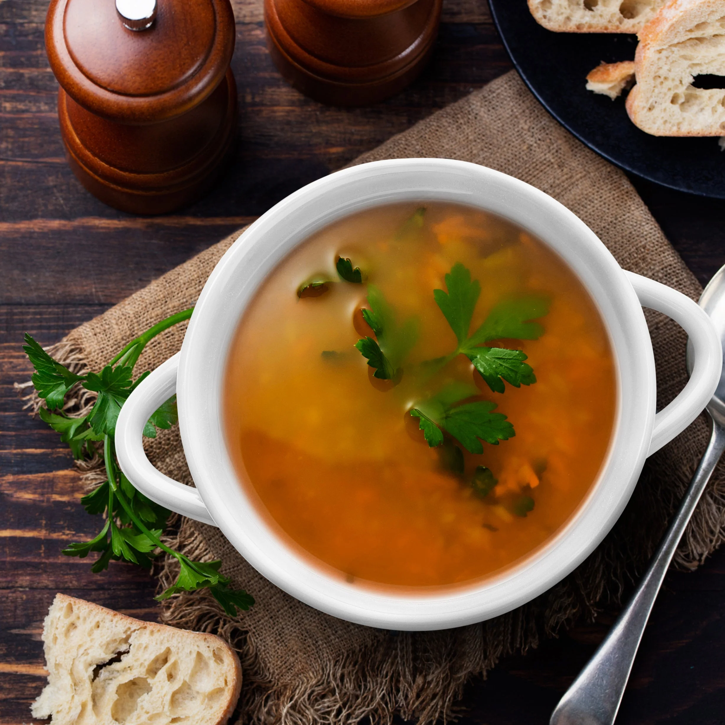 Ceramic Soup Bowls, 18 oz, Set of 4