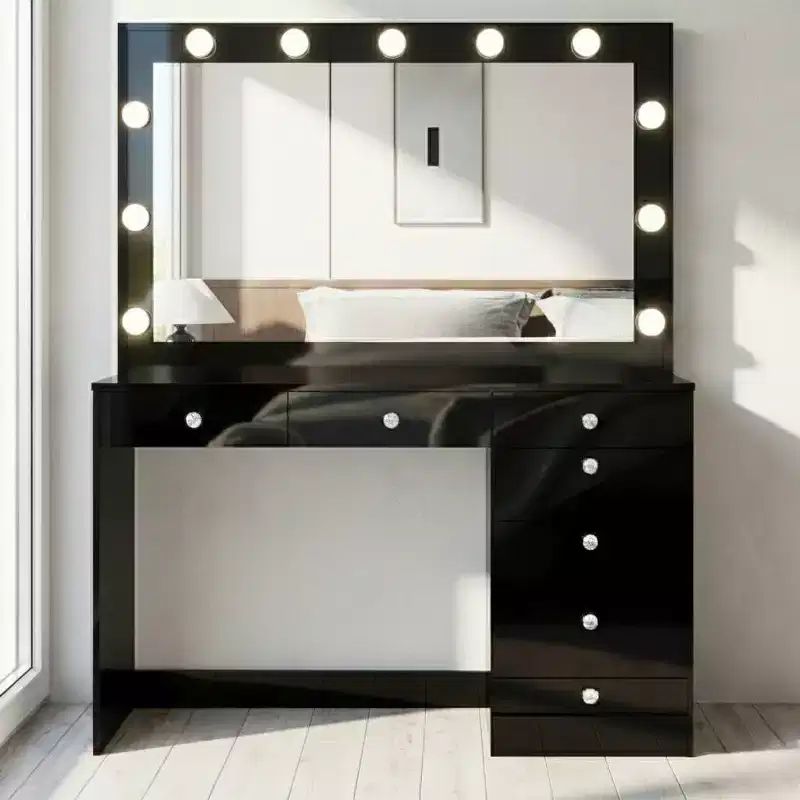 Kate Lighted Makeup Vanity - Boahaus