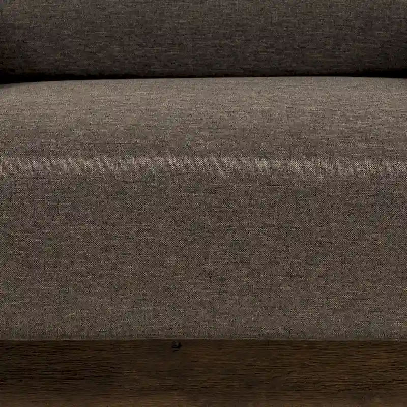 Jimo Rustic Oak and Linen Fabric 3-Piece Sofa Set by Furniture of America